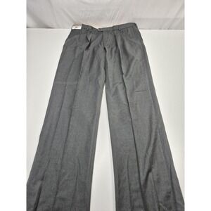 Palm Beach Classics Dress Pants Mens 42x36 Gray Wool Cashmere Pleated NWT